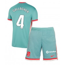 Atletico Madrid Conor Gallagher #4 Bortedraktsett Barn 2024-25 Kortermet (+ korte bukser)